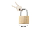 Odziez robocza BHP i akcesoria - Home>it Padlock brass - 40 mm. - 25340