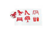 Kreatywne gry - Colorations - Easy Grip Stamps Playground - CHBIGPRK