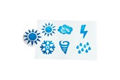 Kreatywne gry - Colorations - Easy Grip Stamps Weather - CHBIGWEA