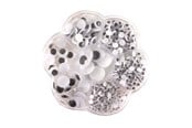 Artykuly Artystyczne & Rzemieslnicze - Jono Toys - Wiggle Eyes in Storage Box - 4411