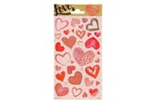 Materialy hobbystyczne - Totum - Sticker sheet Twinkle - Hearts - 100621