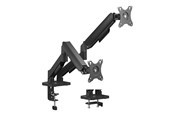Uchwyt na monitor - Deltaco mounting kit - for flat panel - mechanical spring 9kg - black - ARM-1300-B