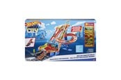 Samochody i pojazdy - Hot Wheels City Roller Coaster Rally with 5 Cars - HJV69