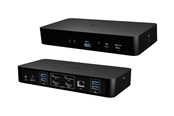 Stacja dokująca - I-Tec - docking station - USB-C / USB4 / Thunderbolt 3 / Thunderbolt 4 / Thunderbolt 5 /USB-A - 2 x HDMI 2 x DP - 1GbE - CAINTGDUAL4KDOCPD