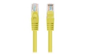 Kabel sieciowy - Lanberg patch cable - 25 cm - yellow RAL 1016 - Żółty - 0.25m - PCU6-20CC-0025-Y