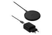 Telefon - Adapter i Ładowarka - Belkin BoostCharge wireless charging pad - + AC power adapter - 15 Watt - WIA012KQBK