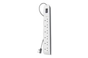 Kabel zasilający (zewnętrzny) - Belkin 6 Outlet Power Surge Protector - BSV603AF2M