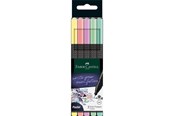 Przybory do pisania i rysowania - Faber-Castell Grip Finepen - fineliner - pastel colours (pack of 5) - 151602