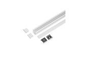 Inteligentny dom - Light Solutions Aluminiumsprofil - Model L (Indbyg) - 20mm LED strip - Hvid - 5714255011180