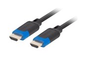 Kabel wyświetlacza - Lanberg HDMI cable with Ethernet - 1.8 m - CA-HDMI-30CC-0018-BK