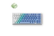 Klawiatura - MCHOSE G75 Pro Wireless Gasket Mounted - Arctic Snow - Klawiatura gamingowa - bez bloku numerycznego - Angielski (US) - Niebieski - G75-12A