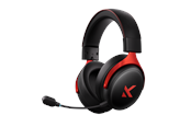 Słuchawki, zestaw słuchawkowy - MCHOSE V9 Pro Wireless Gaming Headset Black Red - HW-V9-4