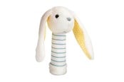 Zabawki dla niemowlat - Bigjigs Rabbit Plush Rattle - 37035