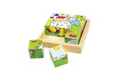 Puzzle - Bigjigs Farm Animals Block Puzzle Blok - BJ536