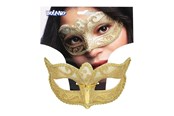 Przebranie karnawalowe - Boland Venice Felina Gold Eye Mask - 00338