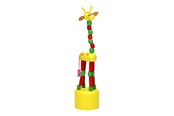 Lalki i akcesoria - Playwood Wooden Giraffe Doll Colored - RS498B