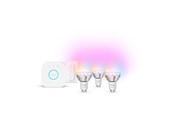 Inteligentny dom - Philips Hue Essential starter kit: 3 GU10 smart bulbs (345 lumen) + dimmer switch - 929004235709