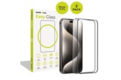 Telefon - szklo ochronne - Mobile Origin EasyGlass iPhone 15 Pro - 2 pack - FRL-EG-i15Pro-2pk