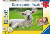 Puzzle - Ravensburger Farm Animals 2x12p - 10105718