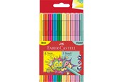 Przybory do pisania i rysowania - Faber-Castell Felt Tip Pens - 5 Neon + 5 Pastell - 155312