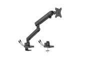 Uchwyt na monitor - DUTZO Uchwyt do monitora dla 1 monitora (17"-40") - edycja Pro+ 1 x USB A & 1 x USB C (Szary / Czarny) - MMAPROUP-1B