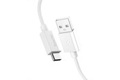 Kabel USB - Spigen Essential 60W - USB-A <-> USB-C - 1m - Biały - ACA08715