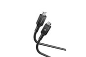Kabel USB - Spigen Essential USB C to USB C 240W Cable - black EB24012CC - ACA09461