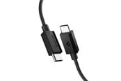 Kabel USB - Spigen Essential USB C to USB C 60W Cable - black EB6020CC - ACA08720