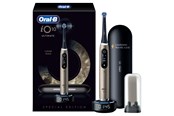 Szczoteczka elektryczna do zebów - Oral-B Szczoteczka do zębów iO10 Lunar Gold Special Edition (Black Refill) - 8700216996297