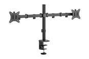 Uchwyt na monitor - Deltaco mounting kit - adjustable arms - for 2 LCD displays - rotate tilt swivel up to 9 kg - black - ARM-0300-B