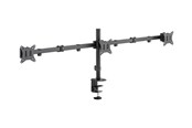Uchwyt na monitor - Deltaco mounting kit - adjustable arms - for 3 LCD displays - rotate tilt swivel up to 7 kg - black - ARM-0301-B