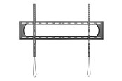 Uchwyty ścienne, uchwyty AV i meble AV - Deltaco mounting kit - heavy-duty - for curved / flat panel - fixed up to 120 kg - black - Max 120 kg - recommended for 120 " - ARM-475-B