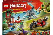 LEGO® - LEGO Ninjago 71857 Bitwa ninja: domek na drzewie z pojazdami - 71857