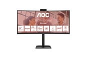 Monitor - 34" AOC CU34E4CW - 3440x1440 (UWQHD) - 120Hz - VA - 90W USB-C - KVM switch - CU34E4CW