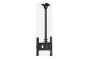 Uchwyty ścienne, uchwyty AV i meble AV - SMS Func mounting kit - for flat panel - medium single - black - Max 50 kg - recommended for 60" - 02-114-1
