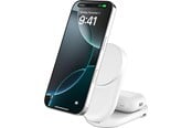 Telefon - Adapter i Ładowarka - Belkin UltraCharge 25w Qi2 2in1 Magnetic Charger plus USB-C EU White Round - WIZ039KQWH
