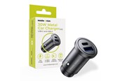 Telefon - Adapter i Ladowarka - Mobile Origin Metal Car Charger 30W - CA12 - USB-C - USB-A - MO-MCCH30W-CA12