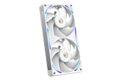 Wentylator obudowy - NZXT F240X - Wentylator obudowy - 240mm - Biały z oświetleniem RGB - 41 dBA - RF-U24PN-W1