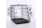Psy - Nordic Paws - Sloping Wire cage black - S  63x44x50.5 cm - 540058529239