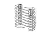 Dekoracje - Bloomingville - Wavela Candle Holder - Silver - 82063032