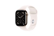 Smartwatch, zegarek i opaska sportowa - Apple Watch Series 11 GPS + Cellular 42mm Gold Titanium Case with Light Blush Sport Band - S/M - MF8W4QN/A