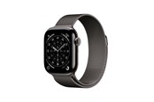 Smartwatch, zegarek i opaska sportowa - Apple Watch Series 11 GPS + Cellular 42mm Slate Titanium Case with Slate Milanese Loop - MF8U4QN/A