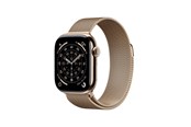 Smartwatch, zegarek i opaska sportowa - Apple Watch Series 11 GPS + Cellular 42mm Gold Titanium Case with Gold Milanese Loop - MF8Y4QN/A