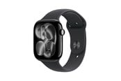 Smartwatch, zegarek i opaska sportowa - Apple Watch Series 11 GPS 46mm Jet Black Aluminium Case with Black Sport Band - M/L - MEUX4QN/A