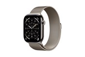 Smartwatch, zegarek i opaska sportowa - Apple Watch Series 11 GPS + Cellular 46mm Natural Titanium Case with Natural Milanese Loop - S/M - MFCY4QN/A