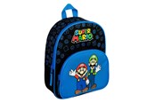 Przybory szkolne - Super Mario Backpack with Front Pocket Blue - SUND7604