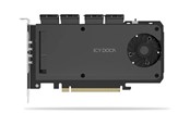 Dysk twardy - akcesoria - Icy dock ExpressSlot Slide MB204MP-1B - storage enclosure - PCIe 4.0 x16 (NVMe) - PCIe 4.0 x4 - MB204MP-1B