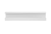 Zarzadzanie kablami - Cablio Under-Desk Cable Tray – White – 60 cm - CAB-001W