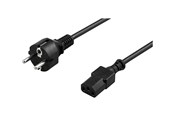 Kabel zasilajacy (wewnetrzny) - Deltaco DEL-111N - power cable - power CEE 7/7 to power IEC 60320 C13 - 10 m - DEL-111N