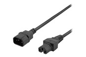 Kabel zasilajacy (zewnetrzny) - Deltaco - power extension cable - IEC 60320 C15 to IEC 60320 C14 - 3 m - DEL-116C